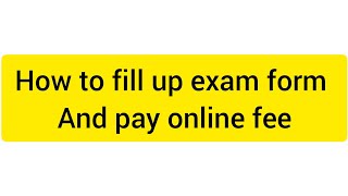 How to fill exam form and pay online fees  SPPU  Pune University  DhananjayGund [upl. by Andromada]