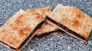 Puff Mincemeat Slice how to recipe  Based on Puff Pastry [upl. by Llerot]