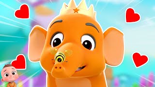 Hathi Raja Kahan Chale हाथी राजा कहां चले Ek Mota Hathi  Rhymes for Kids and Cartoon Songs [upl. by Ennailuj]