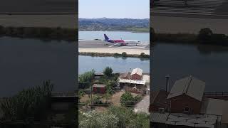 Wizz Air A321neo roaring off at CFU [upl. by Leanna]