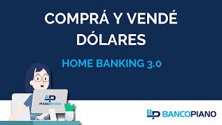 ¿Cómo comprar o vender dólares por Home Banking 30 [upl. by Weinrich788]