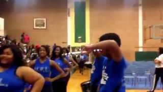 Murrah vs Jim Hill Gym Jam April2014  Murrah SOP marching in [upl. by Dace]