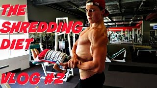 Teen Bodybuilding  The Shredding Diet  VLOG [upl. by Ettelra931]