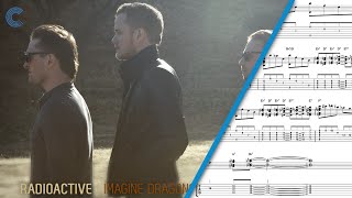 Radioactive  Imagine Dragons  Trombone  Sheet Music Chords and Vocals [upl. by Ettezzil]