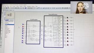 SIMULACIÓN DE CODIFICACIÓN Y DECODIFICACIÓN EN PROTEUS [upl. by Kessler]