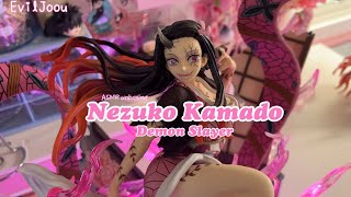 Amazing Nezuko Kamado Statue by Yoyo Studio 🌸ASMR Unboxing Demon Slayer 🍡 Aesthetic amp Cozy [upl. by Sloatman]