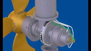 Controllable pitch propeller Autodesk Inventor simulation [upl. by Llenwahs729]