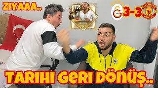 FANATİK FBLİ VE BJKLİ GALATASARAY 33 MANCHESTER UNİTED MAÇINI İZLERSE galatasaray [upl. by Asyram]