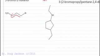 IUPAC Nomenclature 2 Priority Groups Alcohols and Amines [upl. by Dalia283]