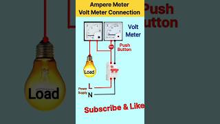 StepbyStep Guide to Volt Meter and Ampere Meter Connection [upl. by Jessa]