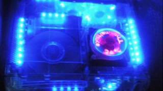 Modded Clear Ghost Case Xbox 360Pulse vu 2x [upl. by Yelkcub421]