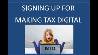 Making Tax Digital  Sign on with HMRC [upl. by Paolina90]