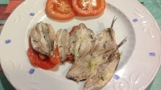 Boquerones al horno con pimientos morrón [upl. by Aicia]