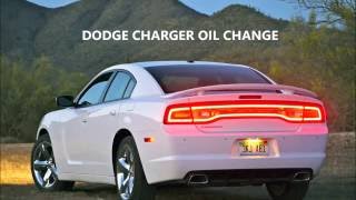 DODGE CHARGER OIL CHANGE [upl. by Merilyn]