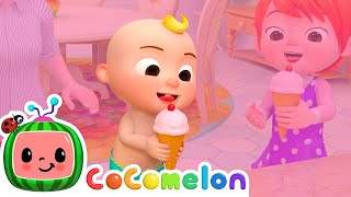 Pink Ice Cream Song Nonstop 10 Min Loop  CoComelon  Moonbug Kids  Color Time [upl. by Doykos]