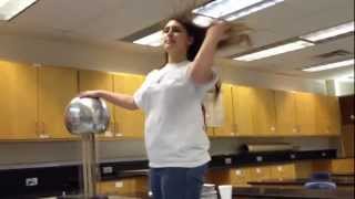 Van de Graaff generator in Mr Bartletts physics class [upl. by Kcirre816]