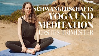 Yoga und Meditation für das 1 Trimester  Schwangerschaftsyoga [upl. by Eiliab]