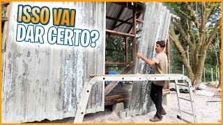 FECHAMENTO DE CASA COM TELHAS METÁLICAS  EP06 [upl. by Veradia15]