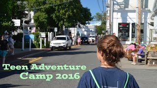 YMCA Teen Adventure Camp 2016  Camp Burgess and Hayward  Cape Cod [upl. by Enileuqaj]