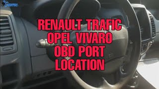 Renault Trafic  Fiat Talento  Opel Vivaro  Nissan Primastar Obd Diagnostic Port Location 👨‍🔧🚗 [upl. by Jeremias]