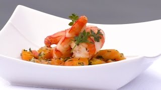 Recette  gambas aux carottes Vichy [upl. by Akemrej]