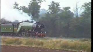 Steam Trains  Flying Scotsman at Chipping Campden [upl. by Eirotal]