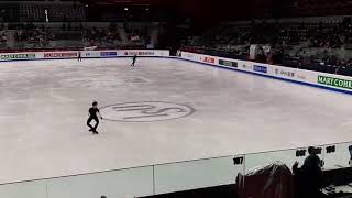 Yuzuru Hanyu 4A slowmo practice 061219 [upl. by Nalani655]