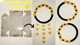 DIY Paper Wall Hanging💛paper craftsCardboard craftsyoutubeshortsshorts wallhangingpapercraft [upl. by Salene]