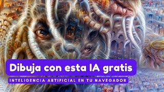 IA que dibuja lo que escribes  herramienta de inteligencia artificial [upl. by Ahon]