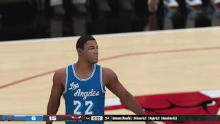 1965 LA Lakers vs 1998 Chicago Bulls NBA2K24 Gameplay PS5 Part 1 [upl. by Dolan953]