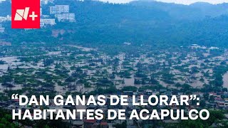 Habitantes de Acapulco sufren la destrucción de ‘John’  En Punto [upl. by Eenahc80]