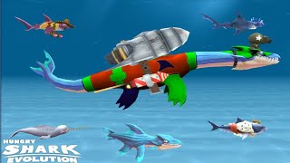 Nessie Plesiosaur  Hungry Shark Evolution Gameplay 2 [upl. by Herrle]