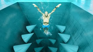 he jumped into the SCARIEST pool in the world [upl. by Elleraj]