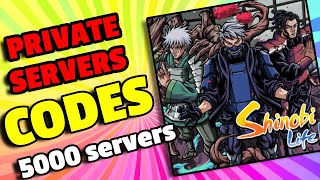 New Shinobi life 2 Private server codes All Map 2023 [upl. by Attolrahc]