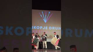 Macedonian drumming at the Drum Fest in Skopje 2024 [upl. by Kynan894]