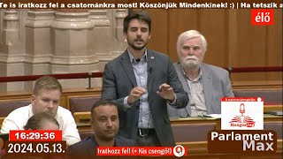 BOTRÁNYOS VITA 🔴 Azonnali Kérdések Órája ÉLŐ 20240513  ParlamentMax támogatja Hangosjoghu [upl. by Ezra]