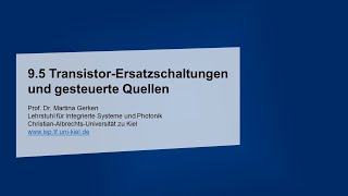 95 TransistorErsatzschaltungen und gesteuerte Quellen [upl. by Nylynnej]