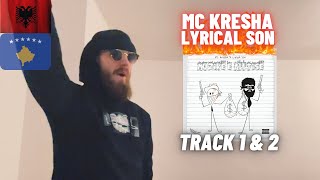 🇦🇱🇽🇰 MC KRESHA LYRICAL SON  MUZIKË E ALLTISË  Kangë E Shahirav amp Hotal Malhalla FULL REACTION [upl. by Aimat]