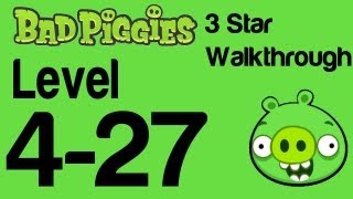 Bad Piggies 427 Flight in the Night Level 427 3 Star Walkthrough  WikiGameGuides [upl. by Dhruv]