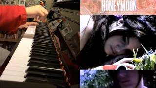 Lana Del Rey  Honeymoon Amosdoll Piano Cover [upl. by Ward848]