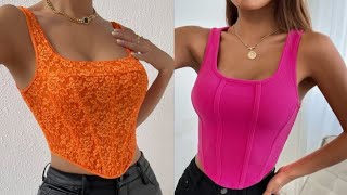 How To Draft A Square Neck Corset Top Pattern For Beginners [upl. by Nytram]