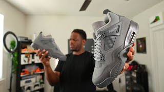 Wet Cement 4s  Kaws 4 QUALITY  Jordan Retro 4 Wet Cement Unboxing amp Review [upl. by Adalard456]