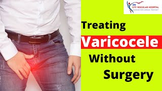 Treating Varicocele without surgery in Hyderabad at Citi Vascular hospital LIVE [upl. by Yekcaj845]