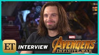 Avengers Infinity War Sebastian Stan FULL INTERVIEW [upl. by Acirahs]