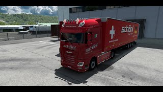 Euro Truck Simulator 2  Schöni TransportCH  DAF XF106  GenevaCH to ZürichCH [upl. by Akima723]