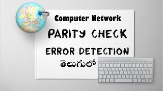 Parity checkError Detectionin telugu [upl. by Aneehsit]