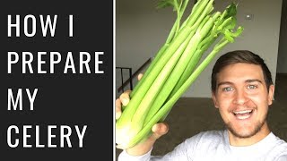 How I Prepare My Morning Celery Every Day [upl. by Attevroc498]