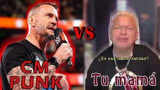 LA ÉPICA RIVALIDAD DE CM PUNK VS TU MAMÁ EN WWE  CM Punk vs La mamá de Hugo Savinovich [upl. by Aube739]