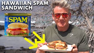 Gordon Ramsay Makes a Spam Sandwich [upl. by Jollenta224]