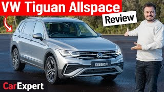 2023 Volkswagen Tiguan Allspace inc 0100 review Best 7 seat medium SUV [upl. by Shamrao961]